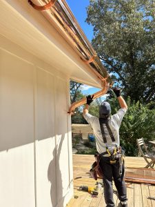 Looking for copper gutters in Greenville SC? Get professional copper gutter installation in Greenville by the gutter experts at SureFlow Gutters.