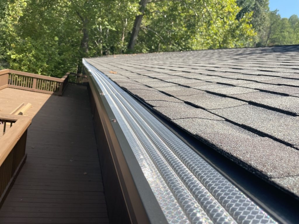 gutter cover installation by Sureflow Gutters