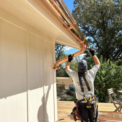 Looking for copper gutters in Greenville SC? Get professional copper gutter installation in Greenville by the gutter experts at SureFlow Gutters.